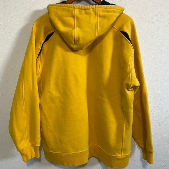 Nike Vintage Yellow Michigan Wolverines Sweatshirt Hoodie - Picture 4 of 5